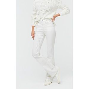 J Crew Ae79 Ivory Skinny Flare Corduroy 